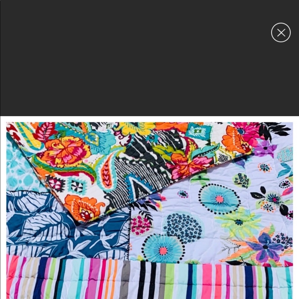 Pottery Barn Teen Multi Patchwork comforter & Sham